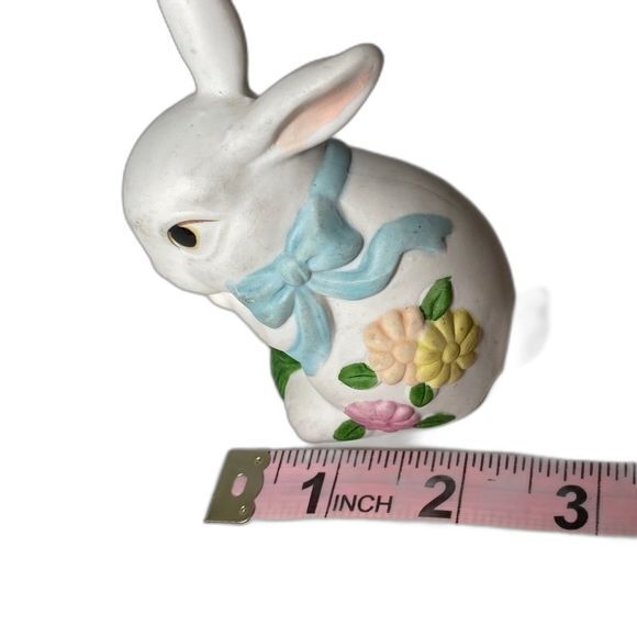 EASTER Fitz/Floyd OCI Omnibus Set 4 Bunny Collection Porcelain Figurines Taiwan - Picture 9 of 11